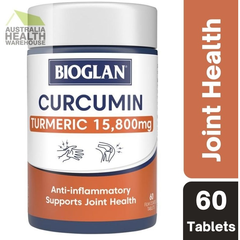 [Expiry: May 2025] Bioglan Curcumin Turmeric 15,800mg 60 Tablets