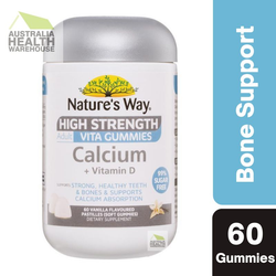 [EXP: 01/2025] Nature's Way High Strength Adult Vita Gummies Calcium + Vitamin D 60 Gummies