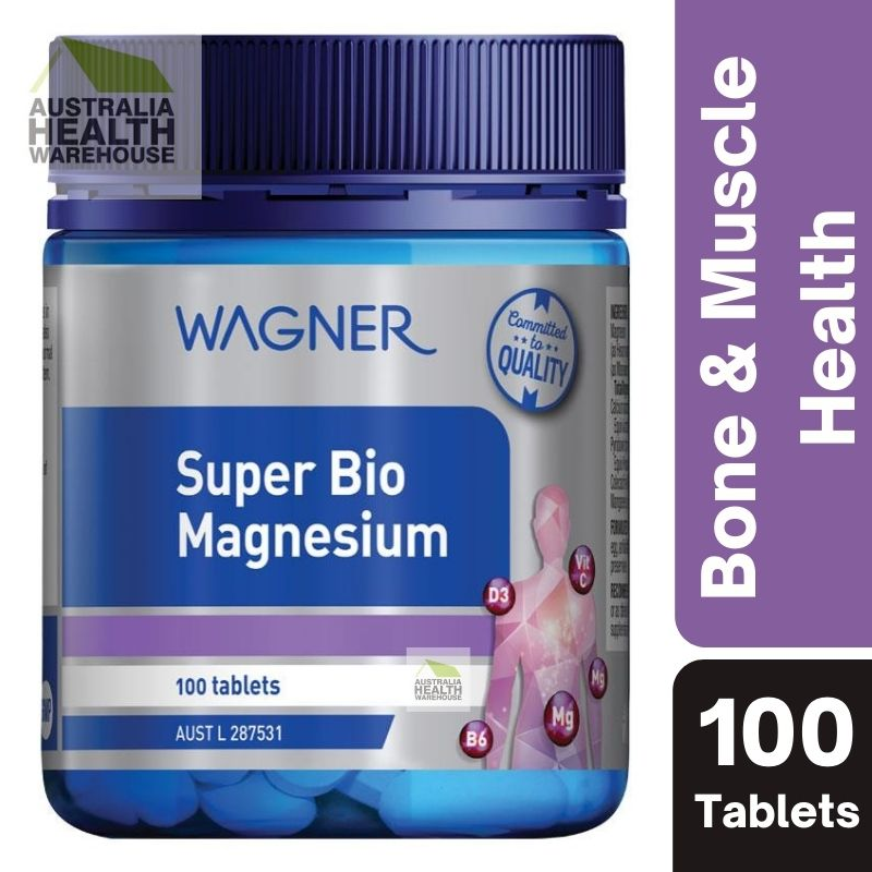 Wagner Super Bio Magnesium 100 Tablets June 2026