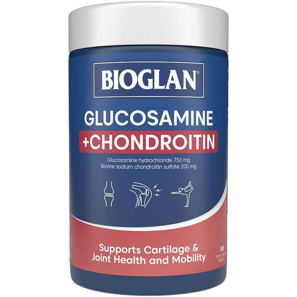 [Expiry: 09/2025] Bioglan Glucosamine + Chondroitin 180 Tablets