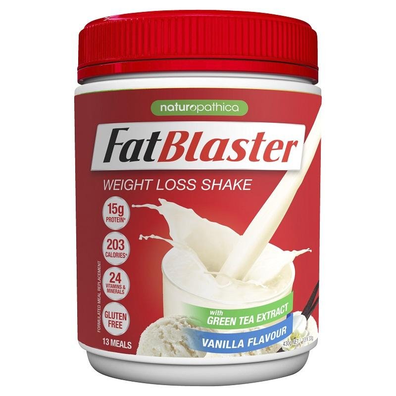 Naturopathica FatBlaster Weight Loss Vanilla Ice Cream Shake 430g April 2024