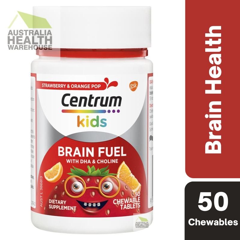 Centrum Kids Brain Fuel 50 Chewable Tablets May 2024