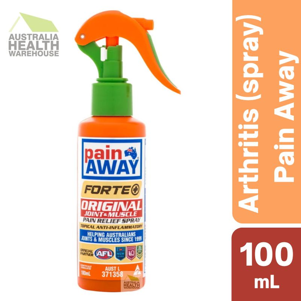 Pain Away Forte + Arthritis Pain Relief Spray 100mL July 2025