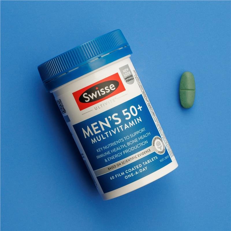 [Expiry: 03/2025] Swisse Ultivite Men's 50+ Multivitamin 60 Tablets