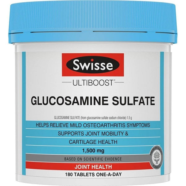 NEAR EXPIRY DATE: OCTOBER 2023 Swisse Ultiboost Glucosamine Sulfate 1500mg 180 Tablets
