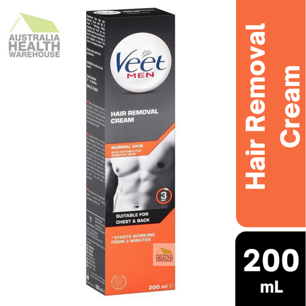 Veet For Men Hair Removal Cream - Normal Skin 200mL June 2024