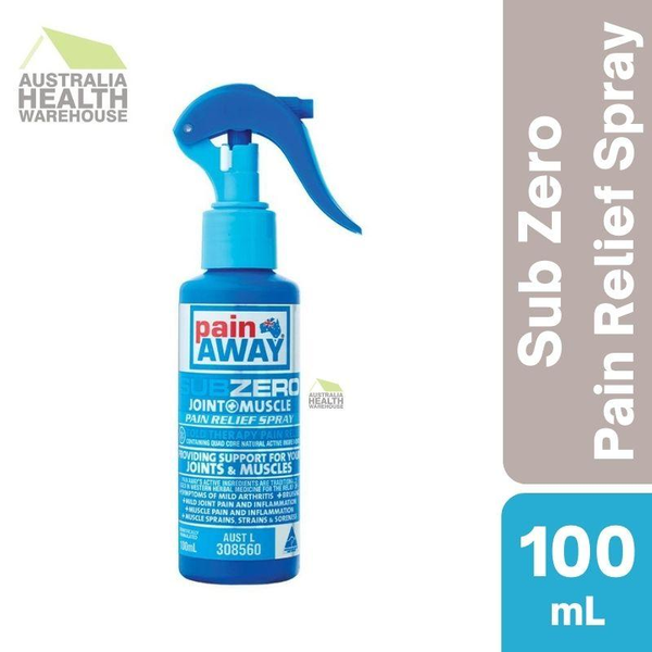 Pain Away Sub Zero Pain Relief Spray 100mL March 2026