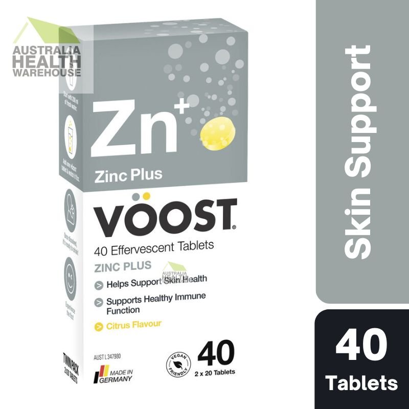 Voost Zinc Plus Effervescent 40 Tablets