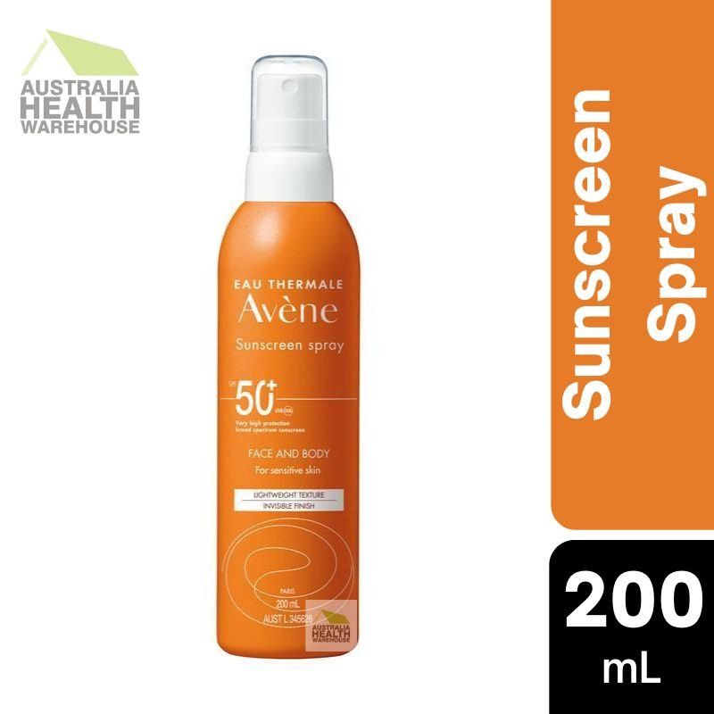 Avène Sunscreen SPF 50+ Face & Body For Sensitive Skin Spray 200mL September 2025