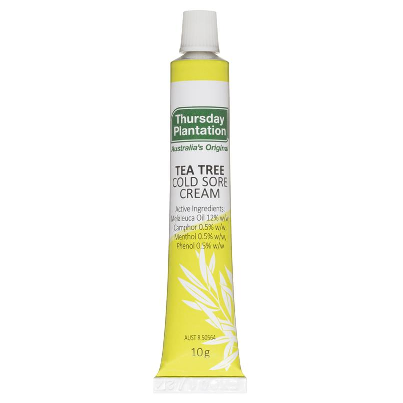 Thursday Plantation Tea Tree Cold Sore Cream 10g July 2024