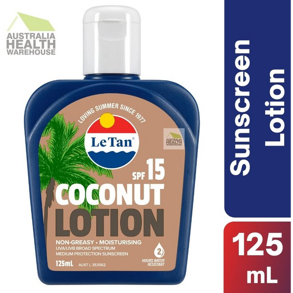 Le Tan SPF 15 Coconut Sunscreen Lotion 125mL January 2025