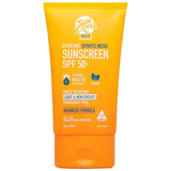 [Expiry: 06/2026] ] Sun Zapper Extreme Sports Mesh Sunscreen SPF 50+ 90mL