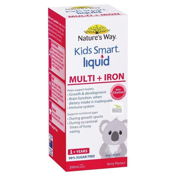 [Expiry: 02/2025] Nature's Way Kids Smart Liquid Multi + Iron 200mL