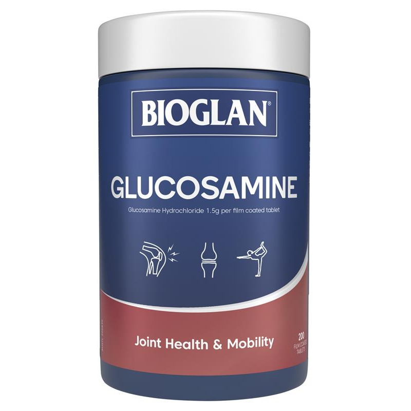 Bioglan Glucosamine 1500mg 200 Tablets  August 2025