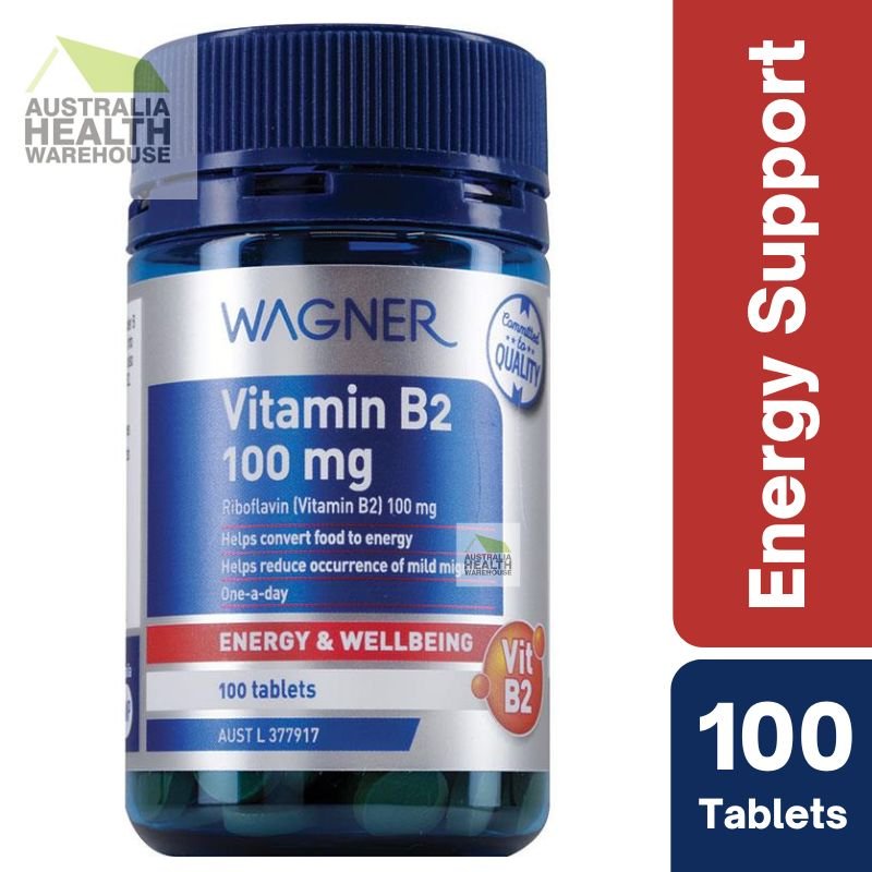 [Expiry: 11/2025] Wagner Vitamin B2 100mg 100 Tablets