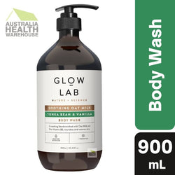 Glow Lab Soothing Oat Milk Tonka Bean & Vanilla Body Wash 900mL March 2025