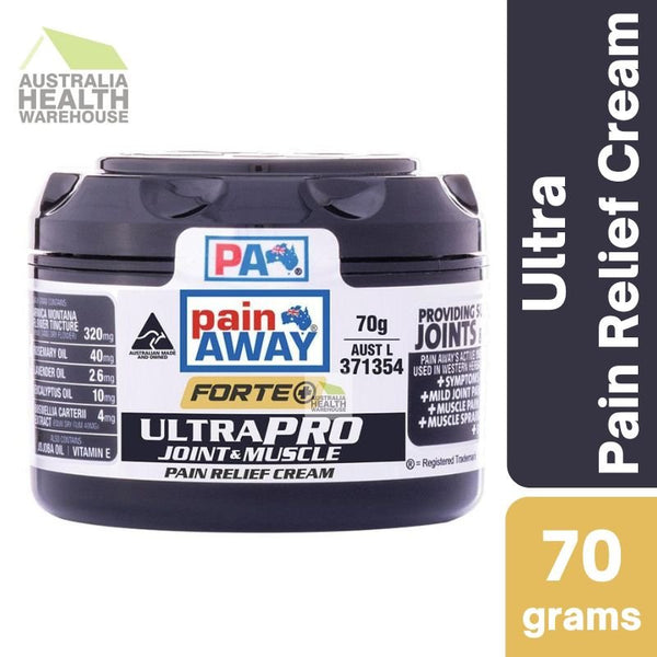 Pain Away Forte + Ultra Pro Joint & Muscle Pain Relief Cream 70g June 2025