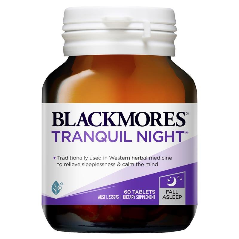 Blackmores Tranquil Night 60 Tablets October 2024