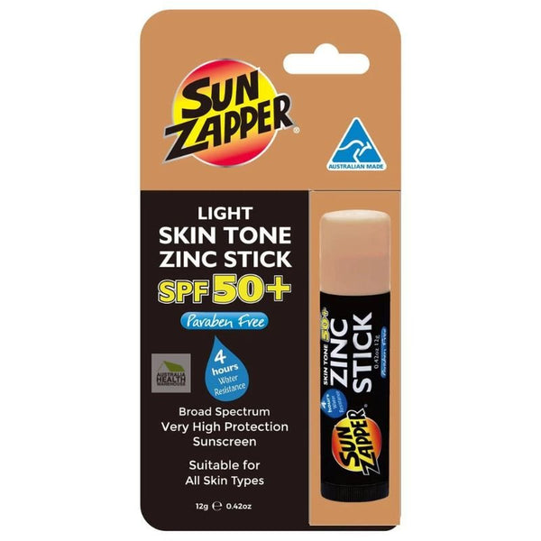 Sun Zapper Light Skin Tone Zinc Stick SPF 50+