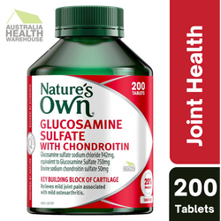 Nature's Own Glucosamine Sulfate with Chondroitin 200 Tablets February 2025
