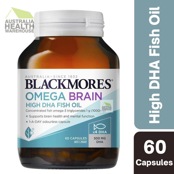 [Expiry: 08/2026] Blackmores Omega Brain 60 Capsules