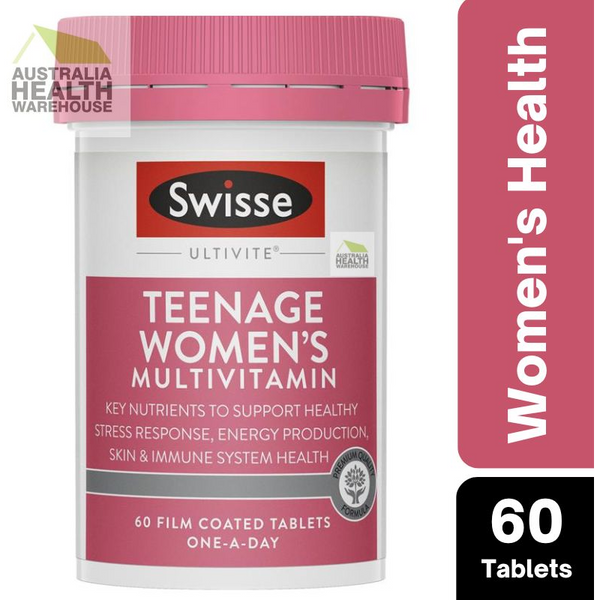 Swisse Ultivite Teenage Women's Multivitamin 60 Tablets May 2026