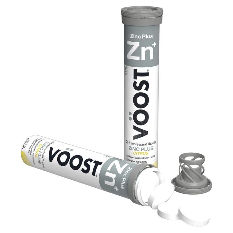 Voost Zinc Plus Effervescent 20 Tablets June 2024