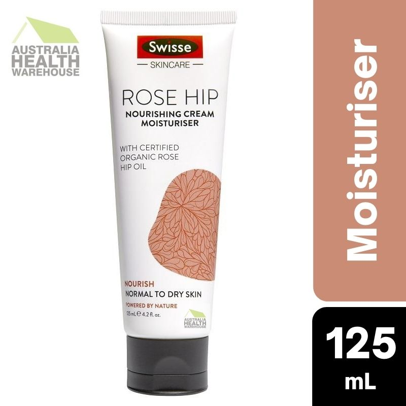 Swisse Skincare Rose Hip Nourishing Cream Moisturiser 125 mL