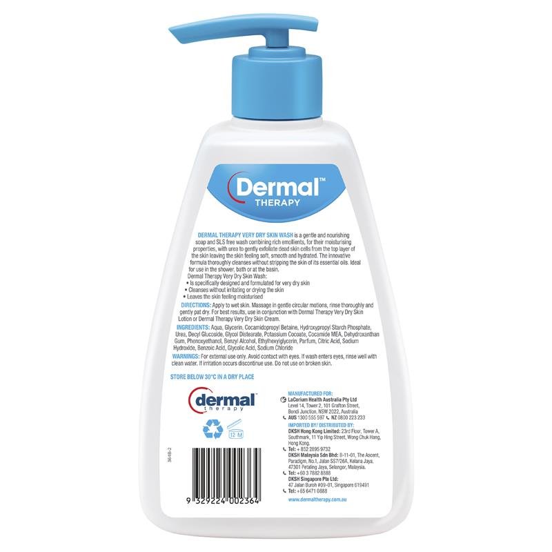 Dermal Therapy Very Dry Skin Wash 1 Litre