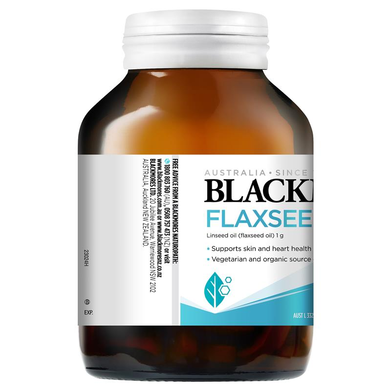 Blackmores Flaxseed Oil 100 Capsules March 2025