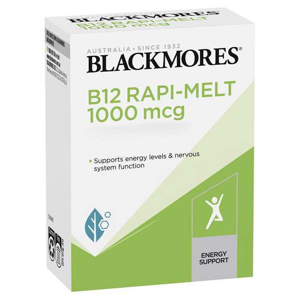 Blackmores B12 Rapi-Melt 1000 mcg 60 Melts October 2023