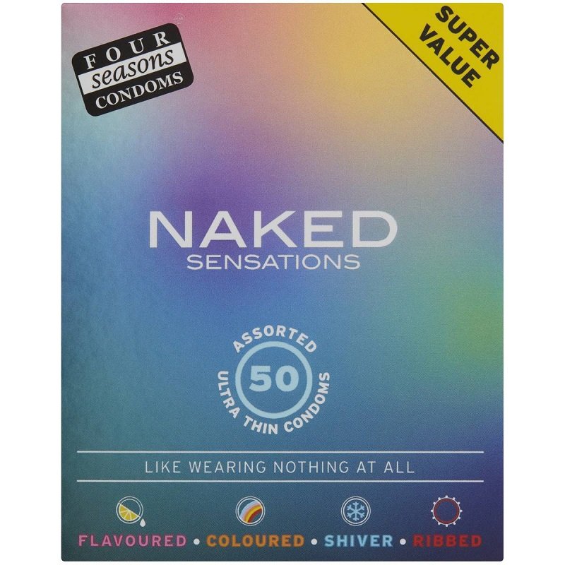 Four Seasons Condoms Naked Sensations 50 Pack December 2025