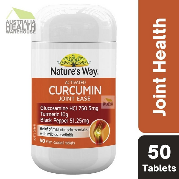 Nature's Way Activated Curcumin Joint Ease 50 Tablets May 2024