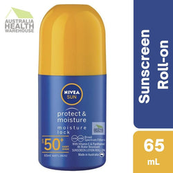 Nivea Sun SPF 50+ Protect & Moisture Sunscreen Roll On 65mL February 2025