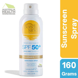 Bondi Sands SPF 50+ Fragrance Free Sunscreen Aerosol Spray 160g March 2025