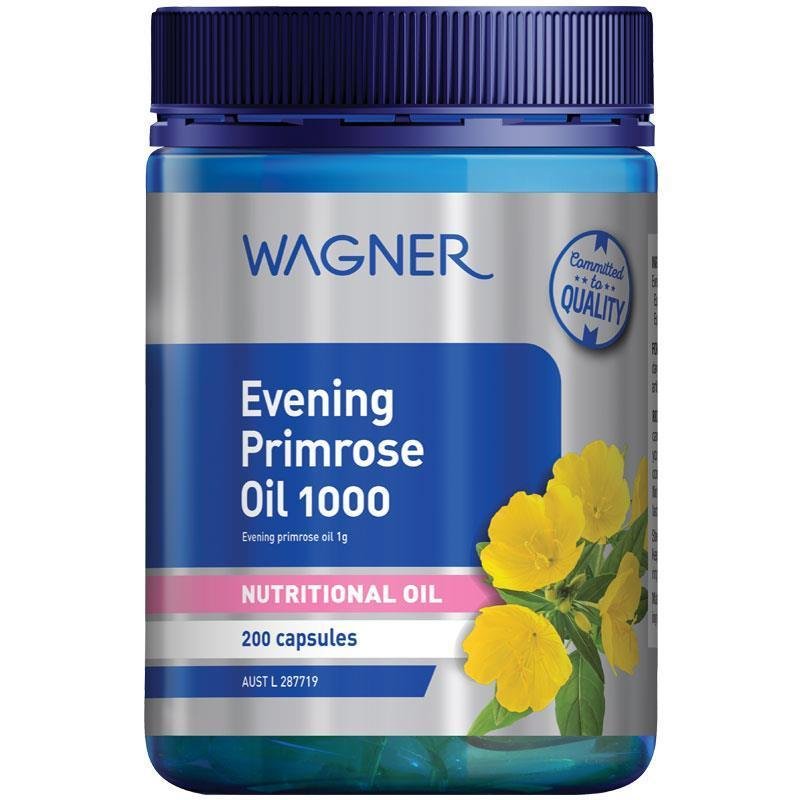 Wagner Evening Primrose Oil 1000 200 Capsules August 2024