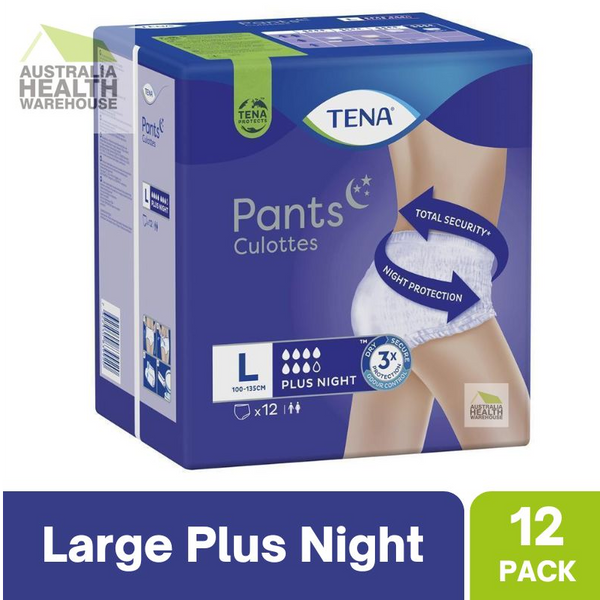 Tena Pants Plus Night Large 12 Pants