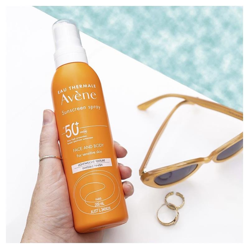 Avène Sunscreen SPF 50+ Face & Body For Sensitive Skin Spray 200mL September 2025