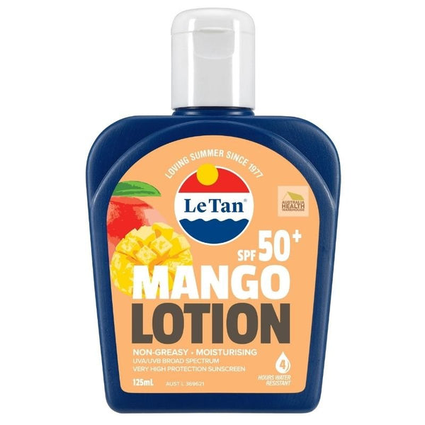 [CLEARANCE EXPIRY: 04/2024] Le Tan SPF 50+ Mango Sunscreen Lotion 125mL