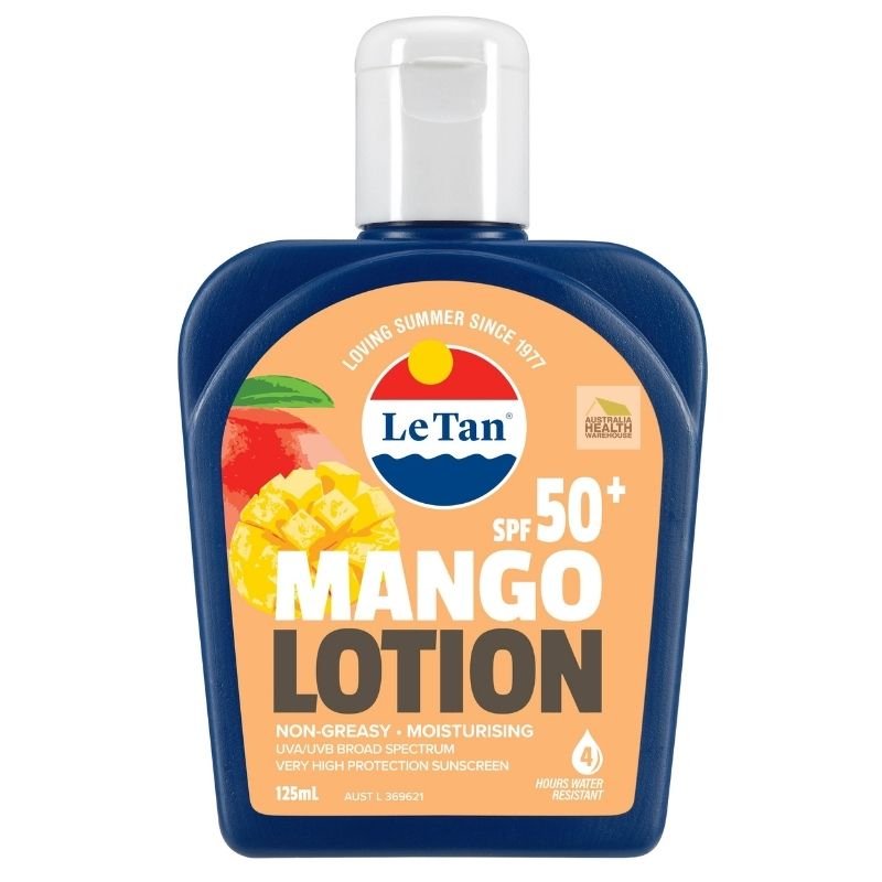 Le Tan SPF 50+ Mango Sunscreen Lotion 125mL April 2024