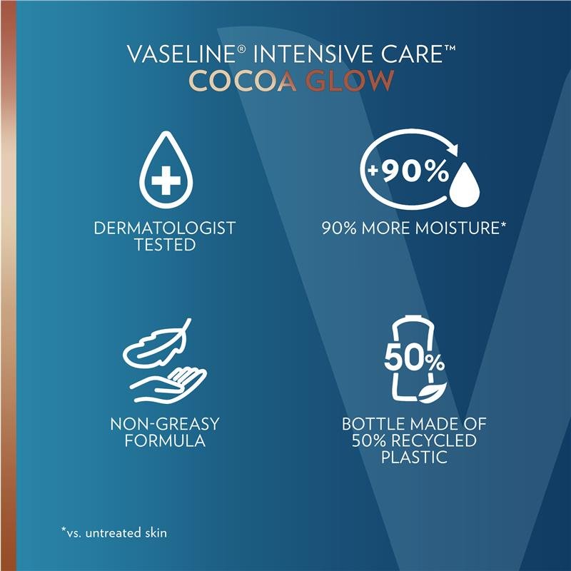Vaseline Intensive Care Body Lotion Cocoa Glow 400mL