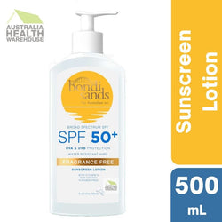 Bondi Sands SPF 50+ Fragrance Free Sunscreen Lotion Pump 500mL January 2026
