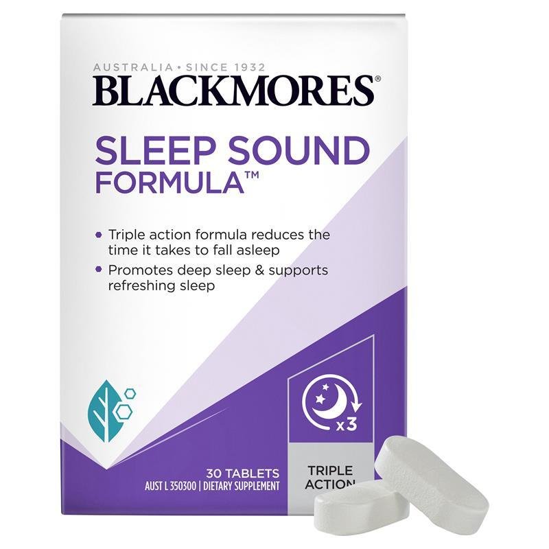 Blackmores Sleep Sound Formula 30 Tablets July 2024