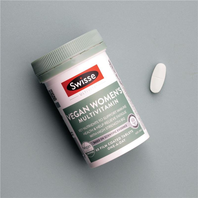 [CLEARANCE: 06/2024] Swisse Ultivite Vegan Women's Multivitamin 60 Tablets