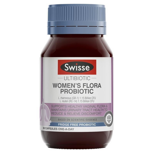 [Expiry: 12/2024] Swisse Ultibiotic Women's Flora Probiotic 30 Capsules