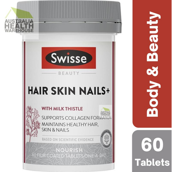 [Expiry: 01/2026] Swisse Beauty Hair Skin Nails+ 60 Tablets