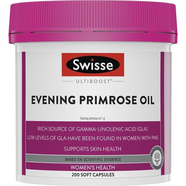 Swisse Ultiboost Evening Primrose Oil 200 Capsules March 2025