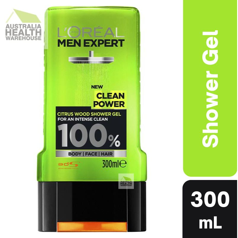L'Oreal Men Expert Clean Power Shower Gel 300mL