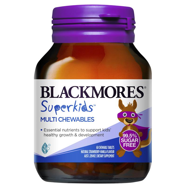 [CLEARANCE] Blackmores Superkids Multi Chewables 60 Tablets January 2024