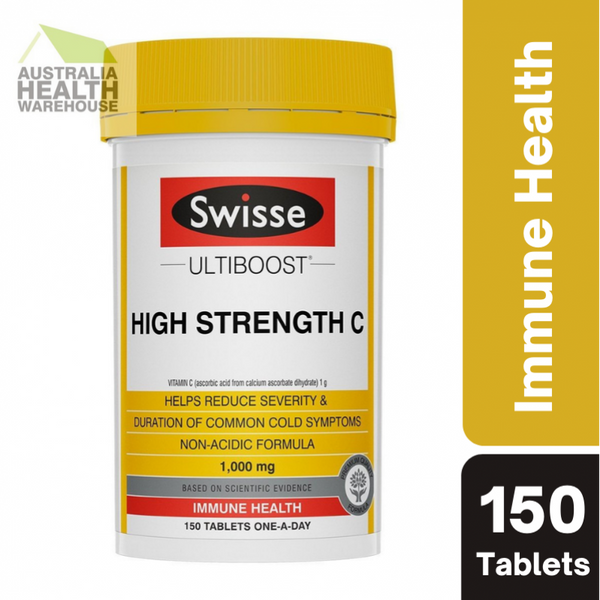 Swisse Ultiboost High Strength Vitamin C 150 Tablets June 2025